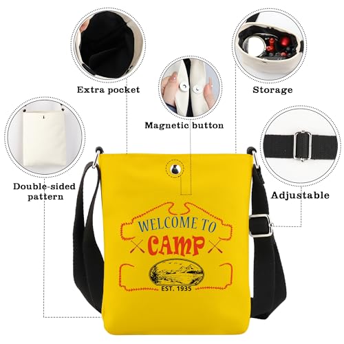 CMNIM Horror Movie Merchandise Gifts Welcome To Lake Crossbody Bag Horror Lover Gifts for Fans Shoulder3