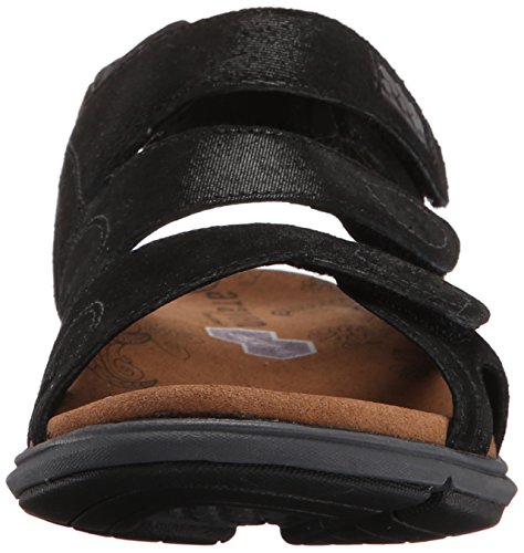 Aravon Women's Revsoleil Fisherman Sandal,Black,8 B Us #TOP1
