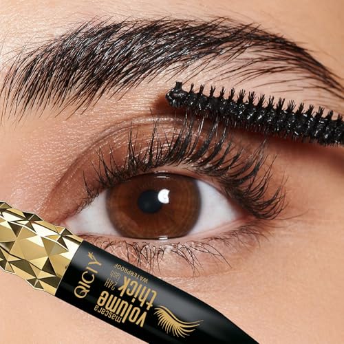 Image of Volumizing Mascara Long-Lasting, Waterproof, Curling & Separating Formula for Dramatic, Natural-Looking Lashes Black