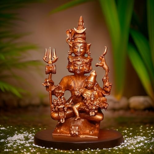 Image of Panchamukha Shiva Murti Copper Idol - 4 in - Pack of 1