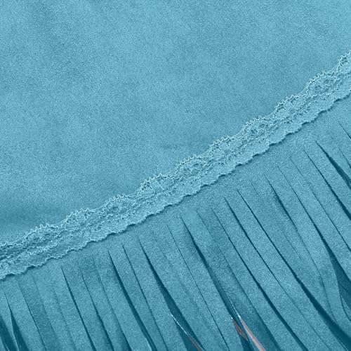 Robe bohème à franges : élégance quotidienne et confort extensible fluide - 7