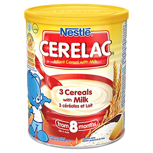 Nestle Cerelac 3 Cereals with Milk, 400 Gram Can - //coolthings.us