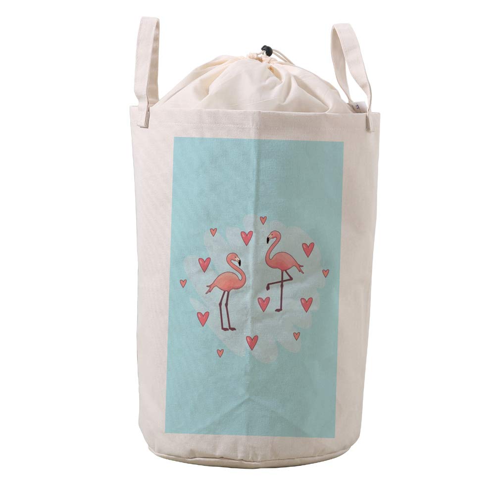 Bolsa de ropa de baño con cordón para evitar humedad en la mochila diseño flamencos