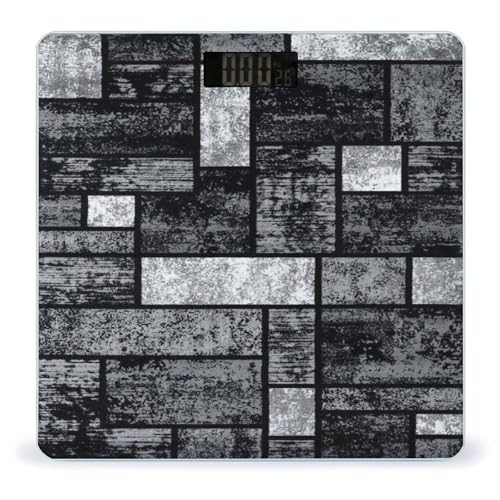 Báscula Digital de Baño con Pantalla LED Clara y Plataforma de Vidrio miniatura 1