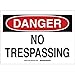 Brady 95362, Admittance Sign, (Pack of 20 pcs)
