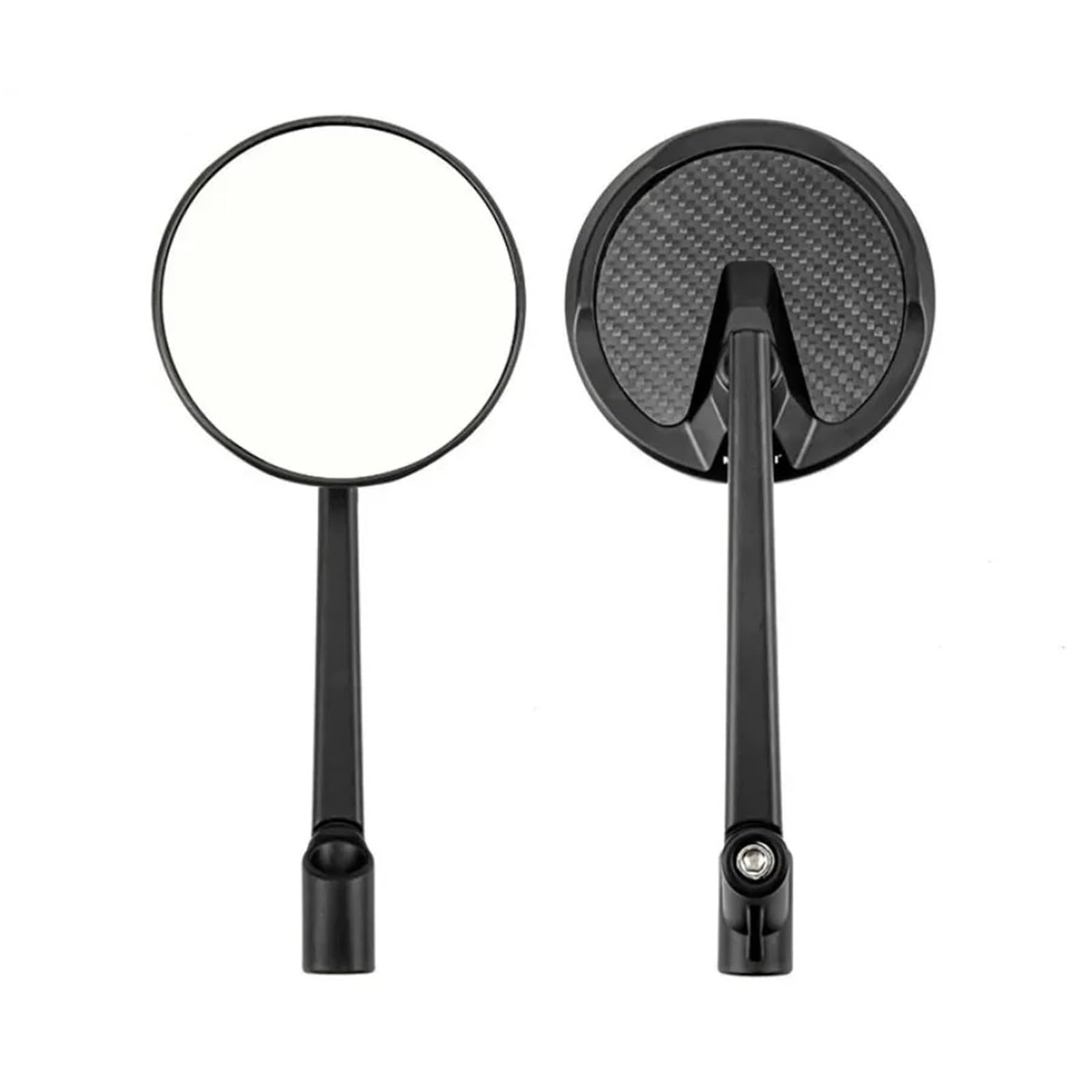 Retrovisor manillar scooter Espejo Redondo Para Patinete, Accesorios Reflectores Retrovisores De Fibra Carbono, Retroadaptación Universal Para Motocicleta