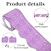 70Ft Shine Scalloped Bulletin Board Border- Purple Bulletin Board Border, Shiny Purple Trim Decorative Roll for Classroom, School, Office, Home