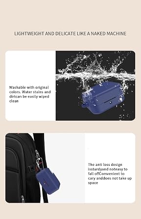 FTRONGRT Case Compatible with CMF By Nothing Buds Pro 2 / CMF by Nothing Buds 2, Anti-Scratch, Shockproof, Silicone Case.Black