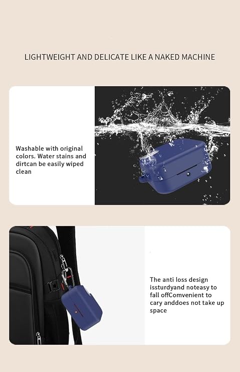 FTRONGRT Case Compatible with CMF By Nothing Buds Pro 2 / CMF by Nothing Buds 2, Anti-Scratch, Shockproof, Silicone Case.Black