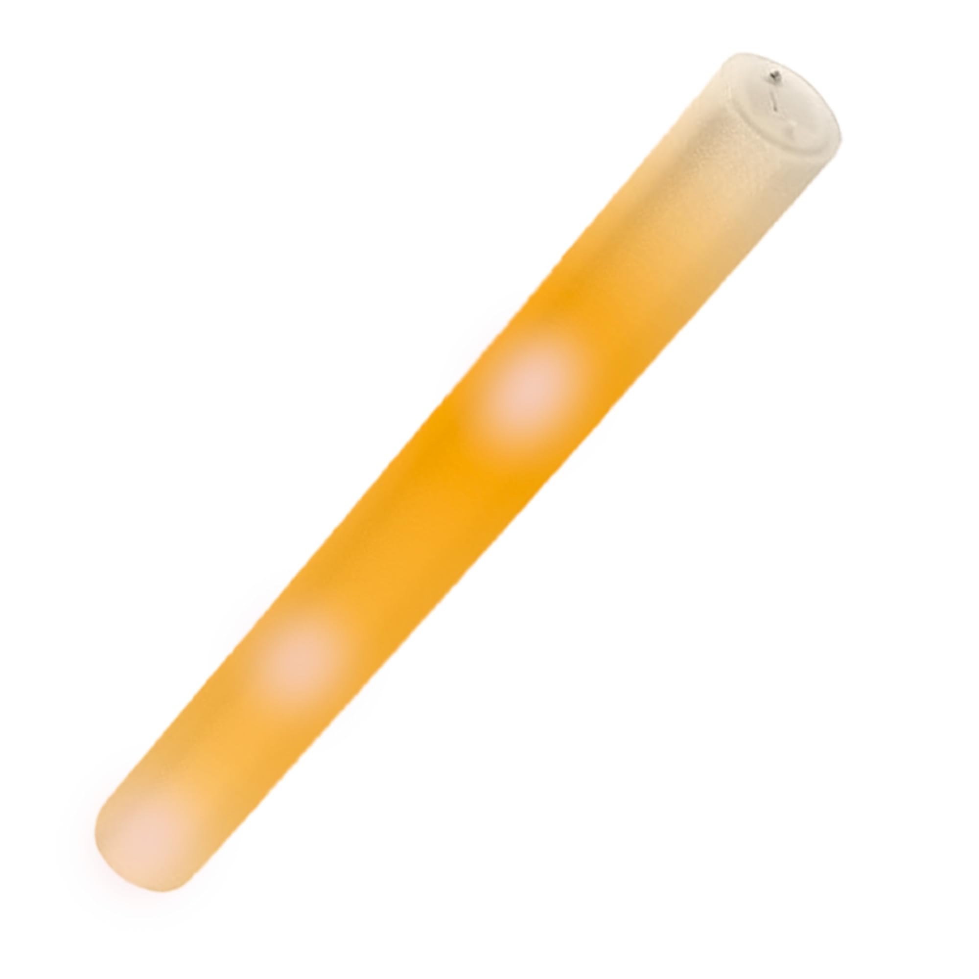 France Effect 250 Bâtons lumineux en mousse 48cm | Tap Tap mousse LED colorés, 3 modes de clignotement | Idéal pour les événements et fêtes (Orange)