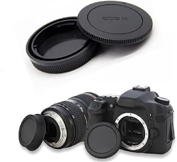 T&Y FOTO Canon Eos M Modelleri i in Body  n ve Lens Arka Kapa  Rear Cap Set M6 Mark II, M10, M50