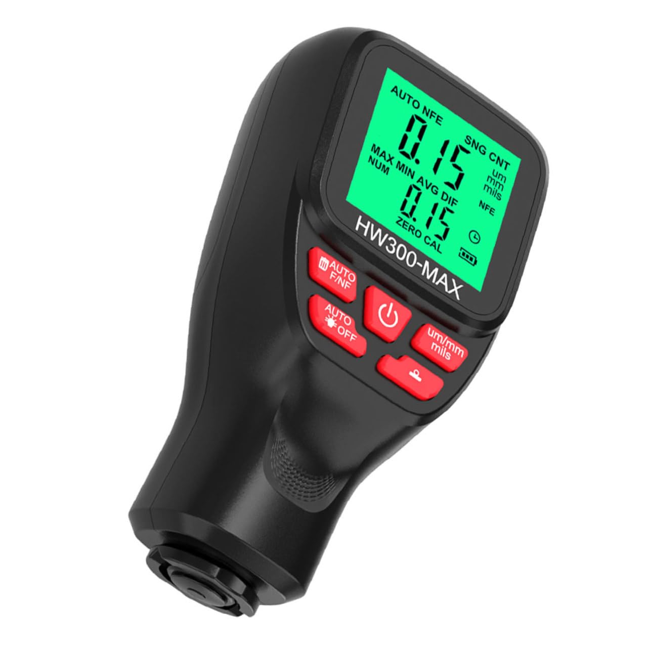 SOLUSTRE Gauge Automotive Paint Coating Thickness Gauge Digital Car Paint Depth Fast Response Time