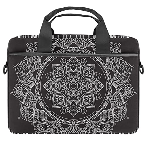Sac ordinateur 13-14 pouces style bohème mandala vintage pour femme