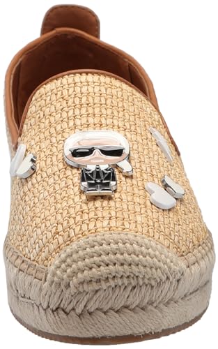 Image of Karl Lagerfeld Women's Michaela Slip on Espadrille Sandal with Pins