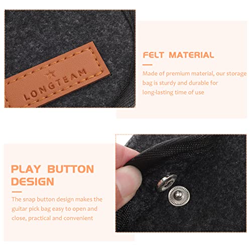 Vaguelly Support de Médiators Étui Feutre de Sélection de Guitare Pochettes Accessoire de Guitare Portable Organisateur… - Les Beatles, Paul McCartney, John Lennon, RIngo Starr, George Harrison Vaguelly Support de Médiators Étui Feutre de Sélection de Guitare Pochettes Accessoire de Guitare Portable Organisateur… – Image 5