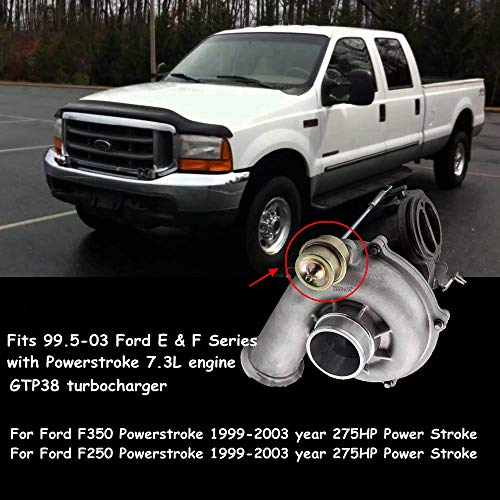 Part# 1831383C92 Gtp38 Turbo 22Psi Wastegate Actuator For 1999-2003 Ford F-250 F-350 With Powerstroke 7.3L Engine 1831383C94 #TOP1