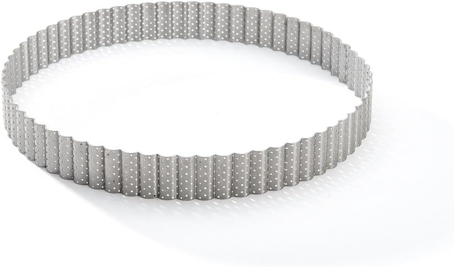 Yuragim 4pcs Cercle A Patisserie Reglable, Grattoir à Pâte, Couteau à Gateau, Réglable Couche De