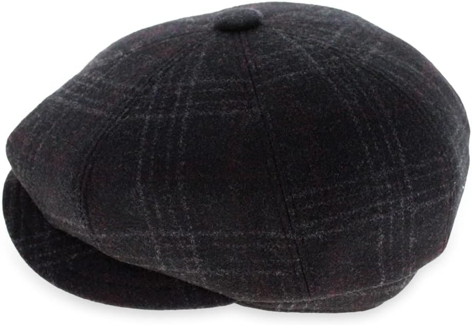 Belfry Newsboy Gatsby Men's Women's Soft Tweed Wool Cap in 8 Colors - Image 3