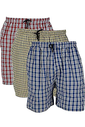 Image of Men's Cotton Boxers (Pack of 3) (Multicolor)