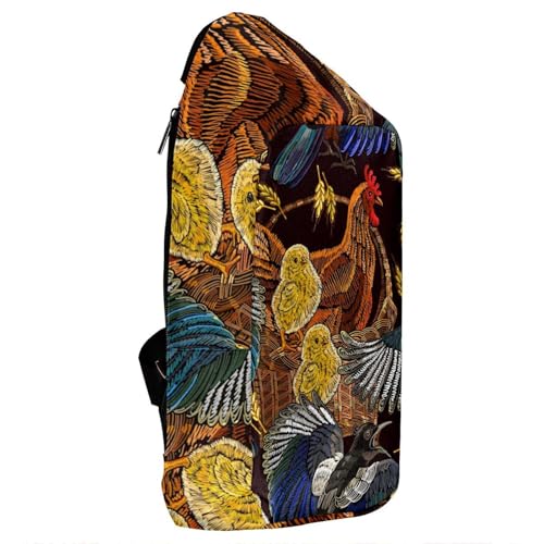 Sac de randonnée compact fini les encombrements imprimé blé - 4