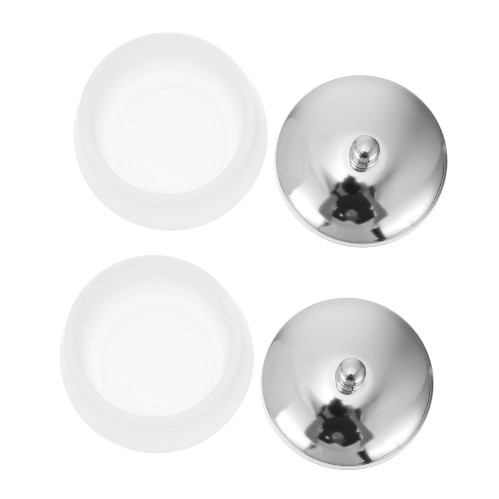 TOVINANNA Quality Glass Crystal Manicure Cup 2pcs Nail Art Bowl Nail Liquid Dish