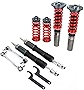 Compatible With/Replacement For Brightt GSP-KBY-415 Godspeed MonoRS Coilover Lowering Kit, 32 Damping Adjustment, Ride Height Adjustable