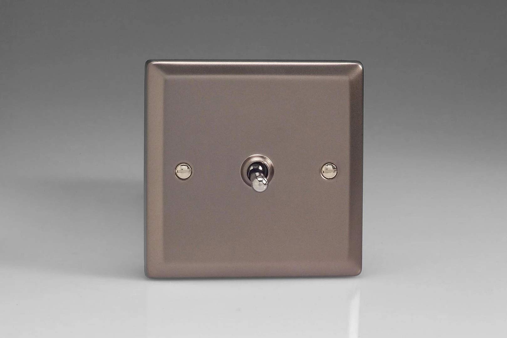 Varilight 1-Gang 10A 1- or 2-Way Toggle Switch Pewter