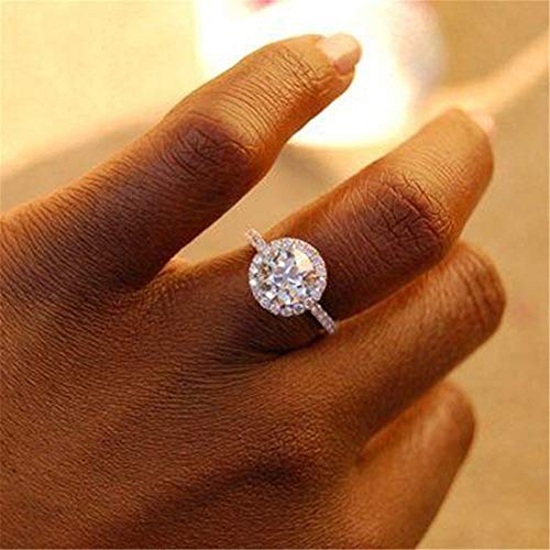 Bague saphir blanc argent 925 anti-ternissement pour briller sans compromis