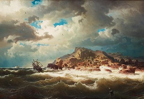 Pintura de lienzo clásica de 60x90cm, el regalo perfecto para amantes del arte