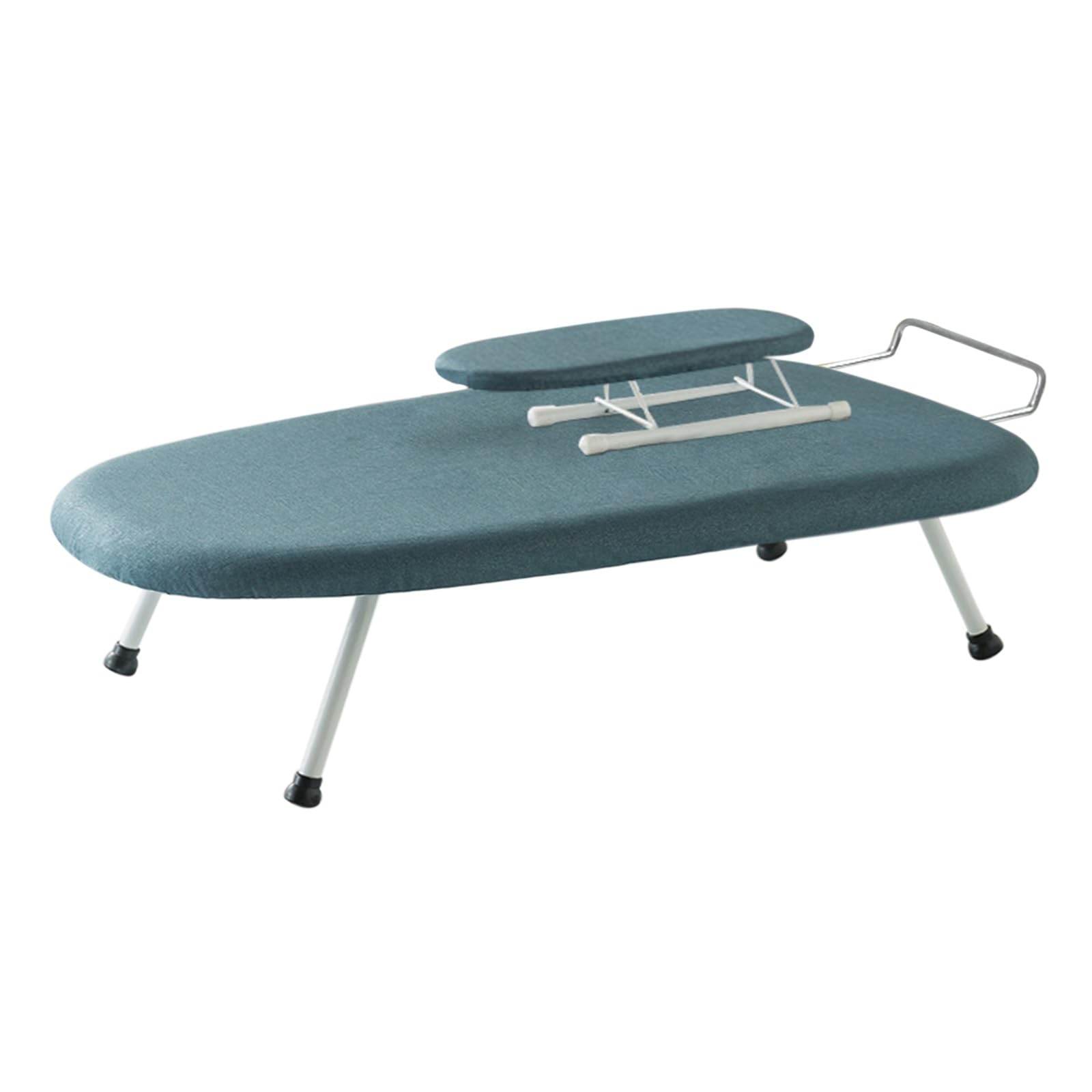 Questo ASSE da Stiro Pieghevole da Tavolo con Supporto per Il Ferro da Stiro, 61 cm x 38 cm, con Copertura Rimovibile, è Compatto e salvaspazio.