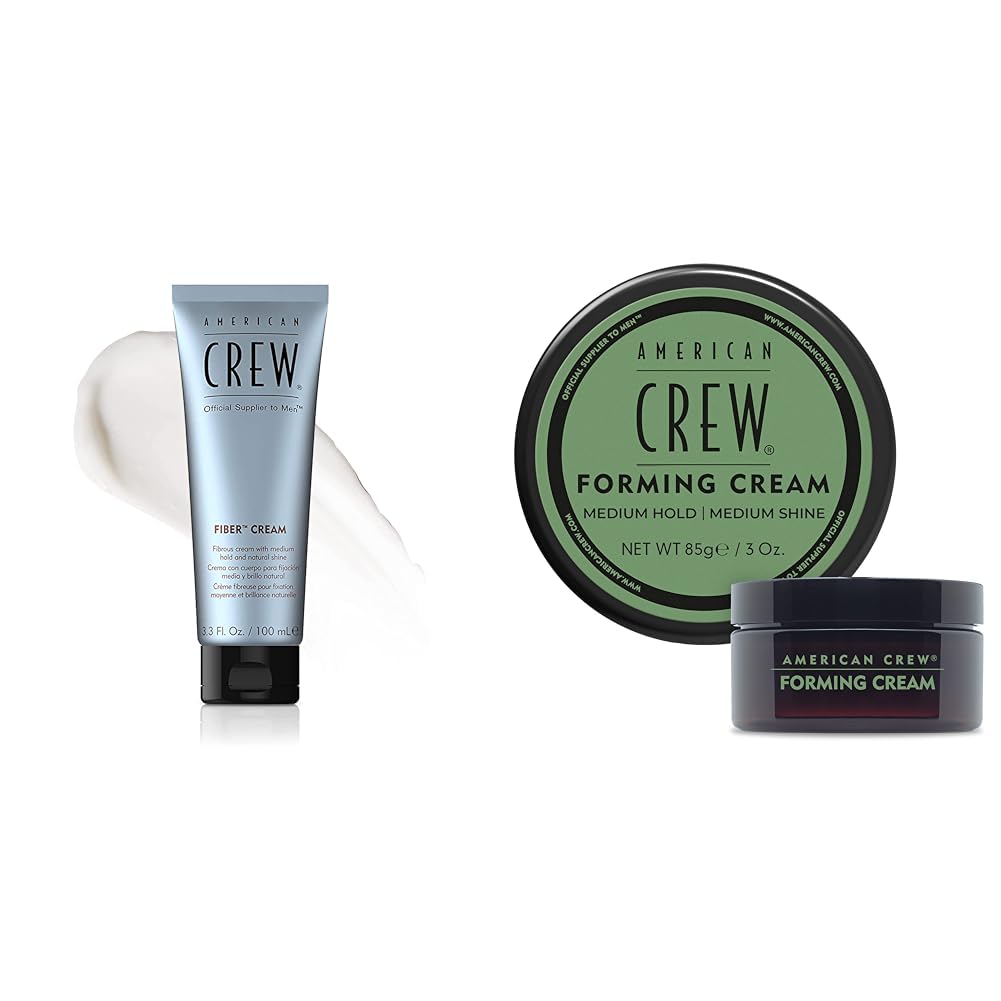Amazon.com: AMERICAN CREW Men's Fiber Cream, Like Hair Gel with