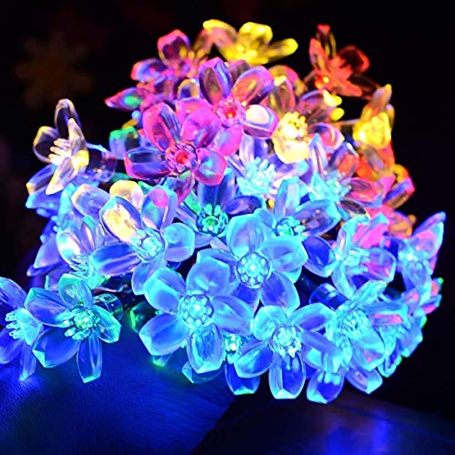 Image of fizzytech15 LED Flower String Lights, 3 Meter Multicolor Decorative Fairy Lights for Home, Bedroom, Window, Wall, Garden, Diwali, Christmas, Wedding & Party Decoration