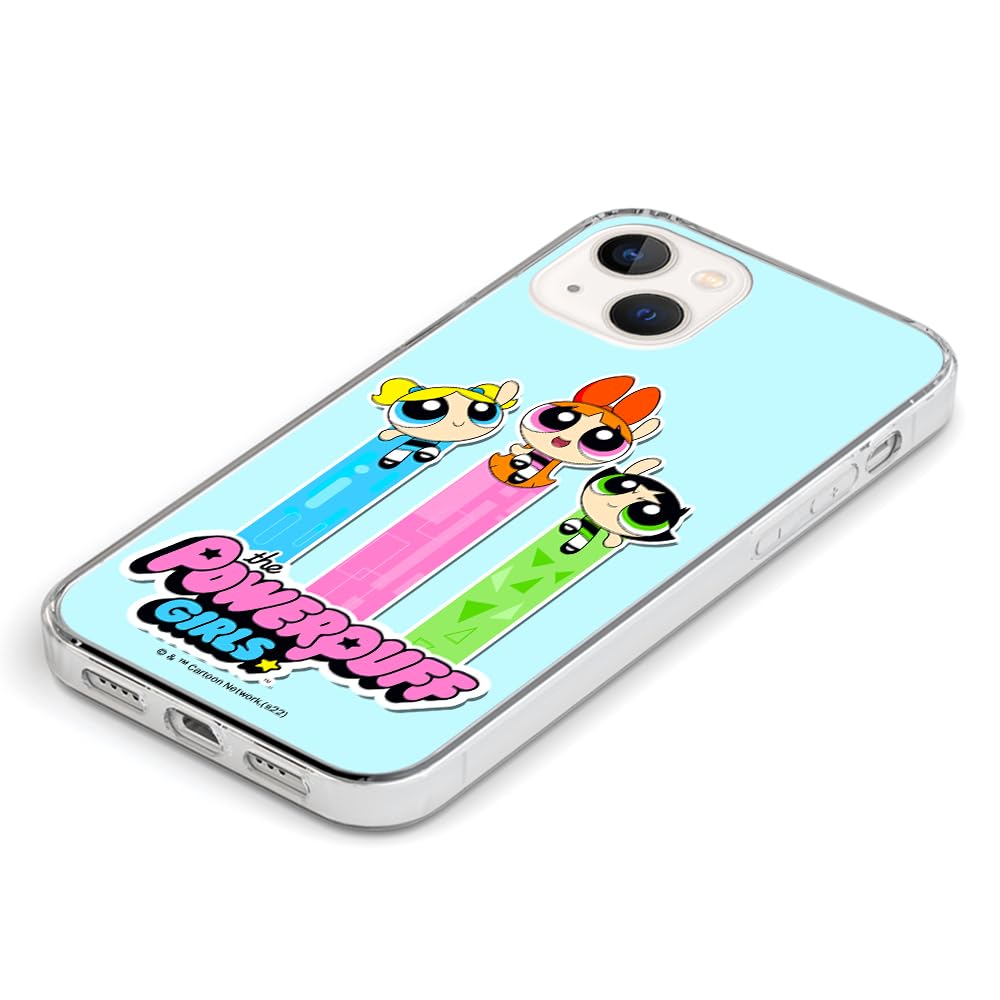 ERT GROUP Custodia Per IPhone 13 Pro, The Powerpuff Girls 028, Licenza Ufficiale, TPU Flessibile, Parzialmente Trasparente, Resistente Agli Urti