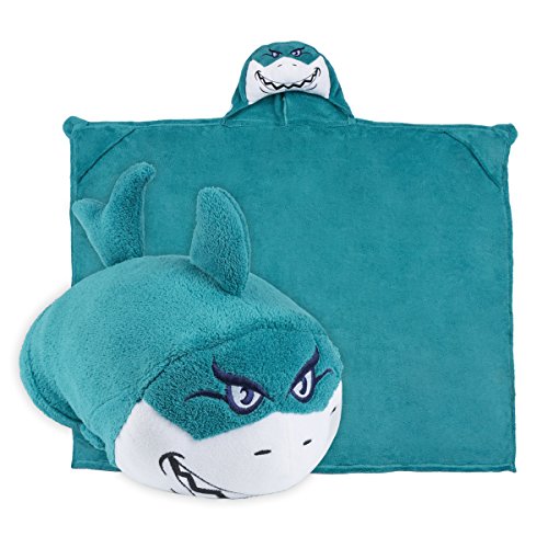 Comfy Critters Stuffed Animal Blanket – Shark – Kids Huggable Pillow and Blanket
