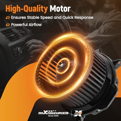 Image of maXpeedingrods HVAC Blower Motor with Fan VCC35000003 Fits for Freightliner 108SD / 114SD 2012-2022, for Business Class M2 Cascadia M2 100 106 112 T # 73R3152 1504026 HA24050 RD5130700P