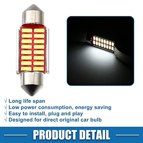Bombillas LED Festoon 36mm 6411 C5W Set de 10 miniatura 5