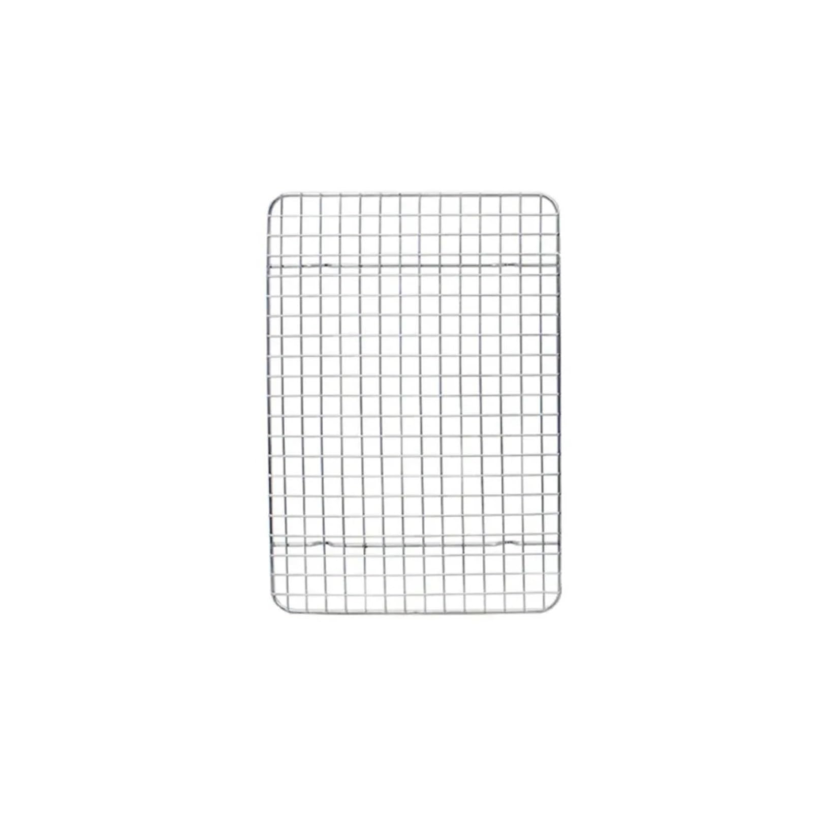 Kühlgitter aus Edelstahl Metall BBQ Grill Rack Draht Kühlregal Cookie Kuchen Brot Backen Racks for Ofen Edelstahl Werkzeuge