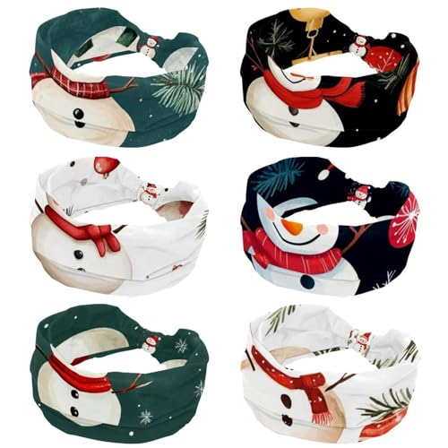Bandeaux de Noël élastiques et bandeaux de sport large femme