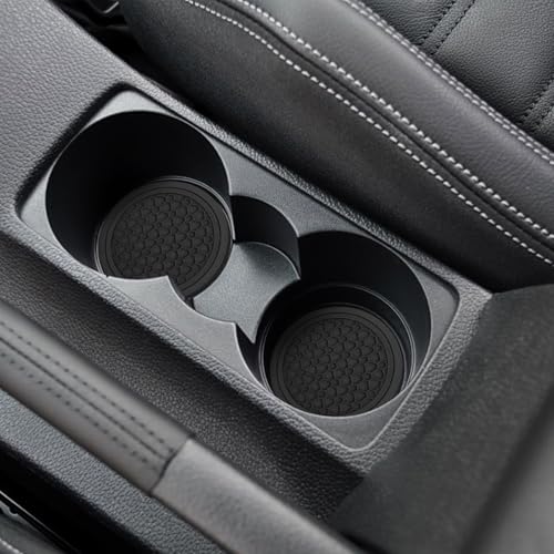 Portavasos para coche, 4 unidades, diámetro 2.75 pulg, negro miniatura 6