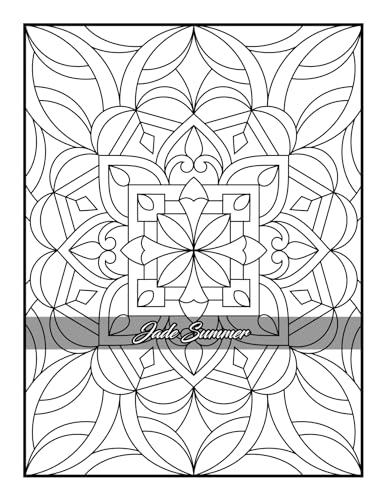 100 Amazing Patterns: An Adult Coloring Book with Fun, Easy, and Relaxing Coloring Pages - Image 91