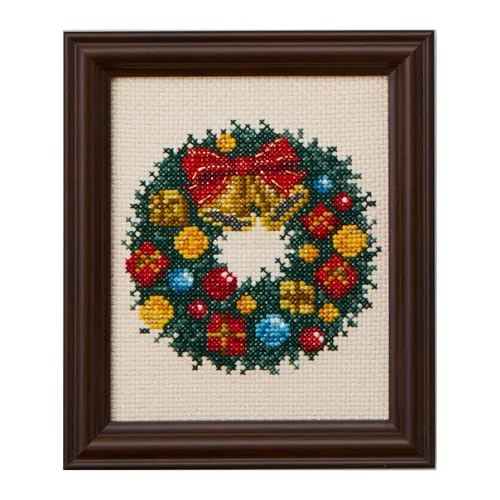 コスモ(COSMO) 刺しゅうキット きらめく日本の季節 (冬のはじまり) No.522405 出来上がりサイズ:約16.5ｃｍ×14ｃｍ