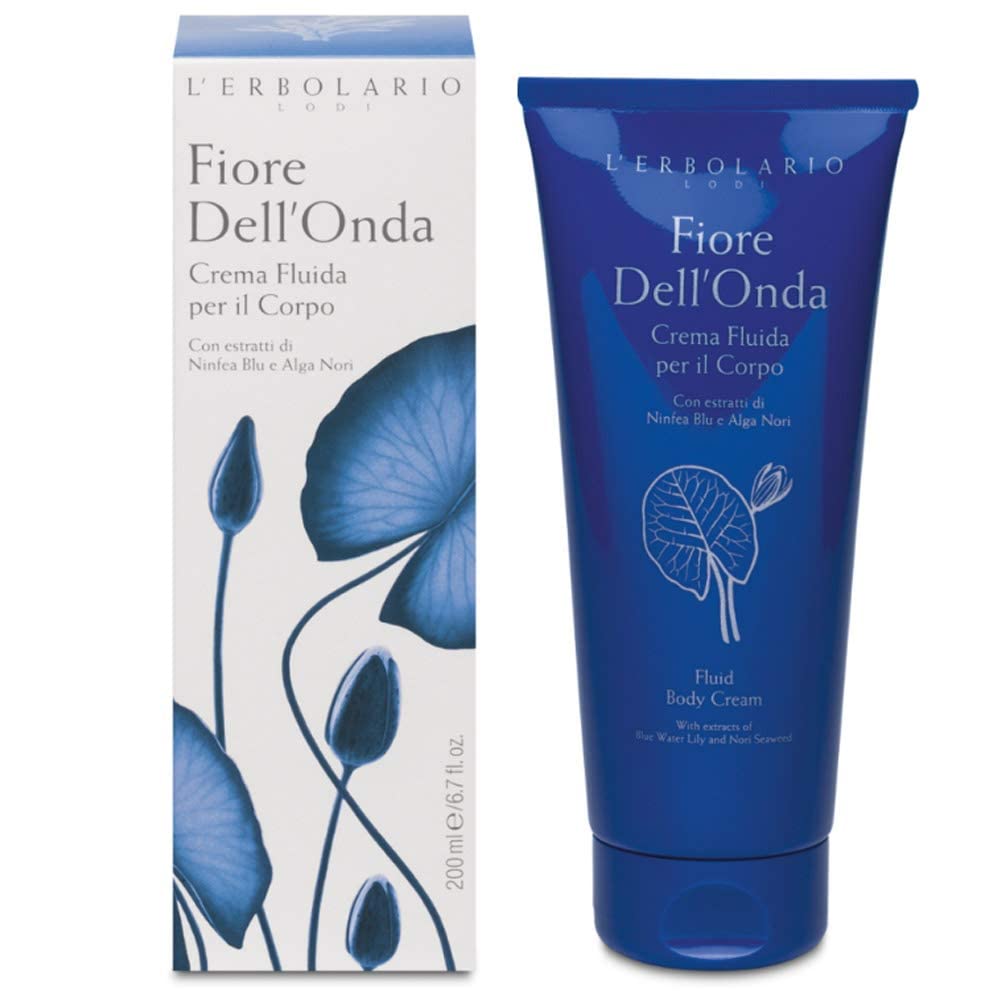 L' Erbolario - FIORE DELL'ONDA - Confezione Regalo in Scatola Originale (Bagnoschiuma, Crema Corpo, Profumo, Sapone)