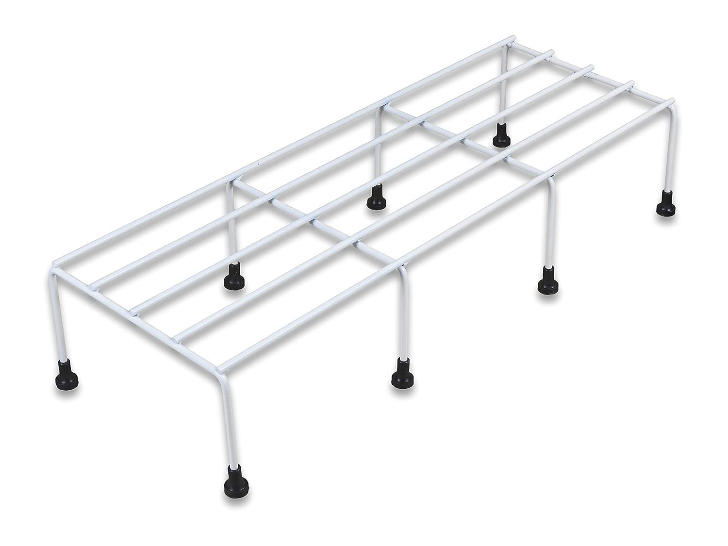 HOUSE PLANT Rectangular Indigo Galvanized Metal Plant Stand/Pot Stand - 24 inches for Indoor & Outdoor Use (Pack of 1, White) (B0CKM1JX6R) Amazon Price History, Amazon Price Tracker