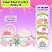 Yummiland Beauty Bag Playset + Lip Gloss Doll - Cupcake Bag Includes Exclusive Callie Birthday Cake, Nail Polish + Nail Stickers, Body Shimmer, Doll Playset, Cosmetic Play 4+