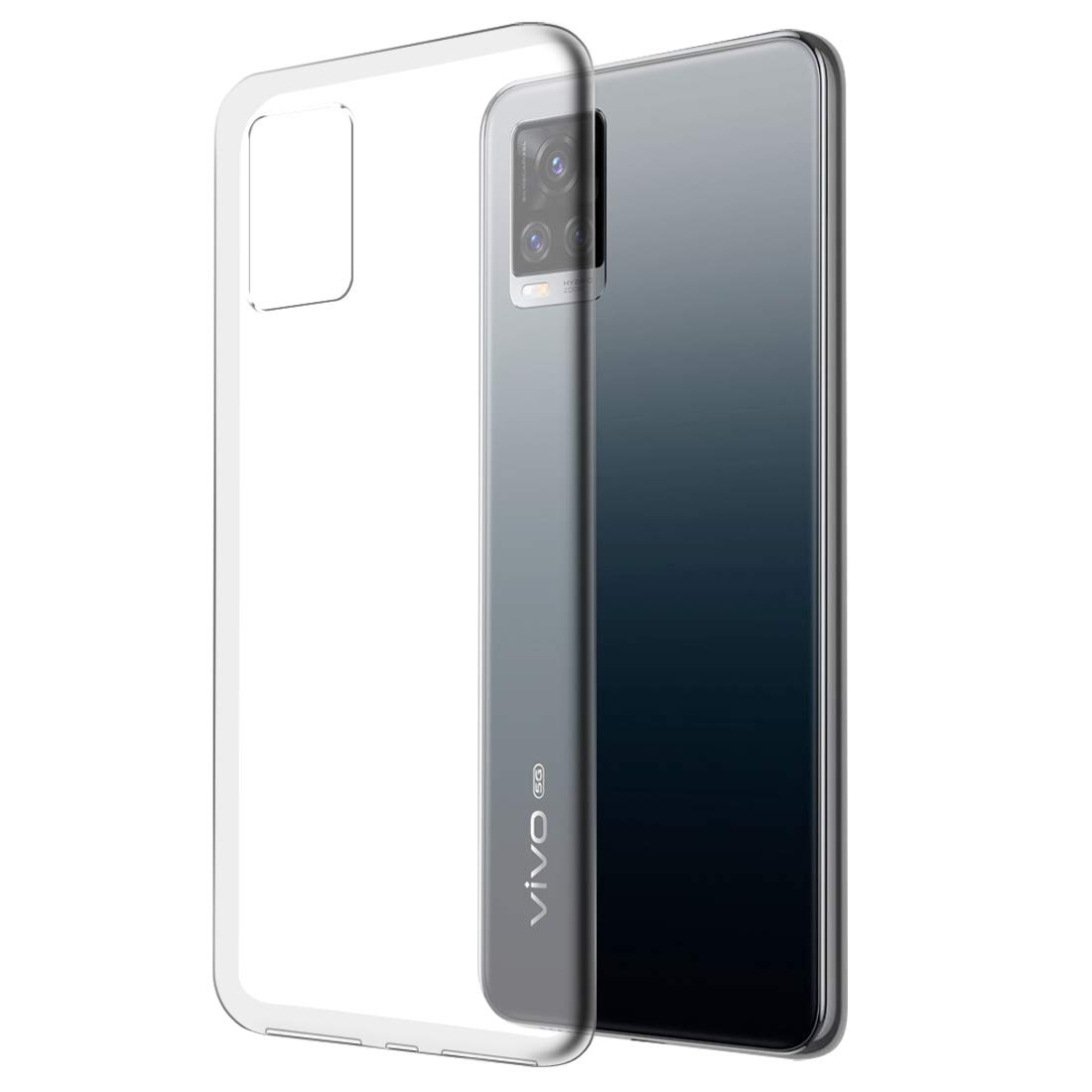 Fashionury Silicone Back Cover with Ultimate Protection, Flexible Transparent Back Cover for Vivo V20 Pro / V20 Pro Case (B08SW8YDBV) Amazon Price History, Amazon Price Tracker