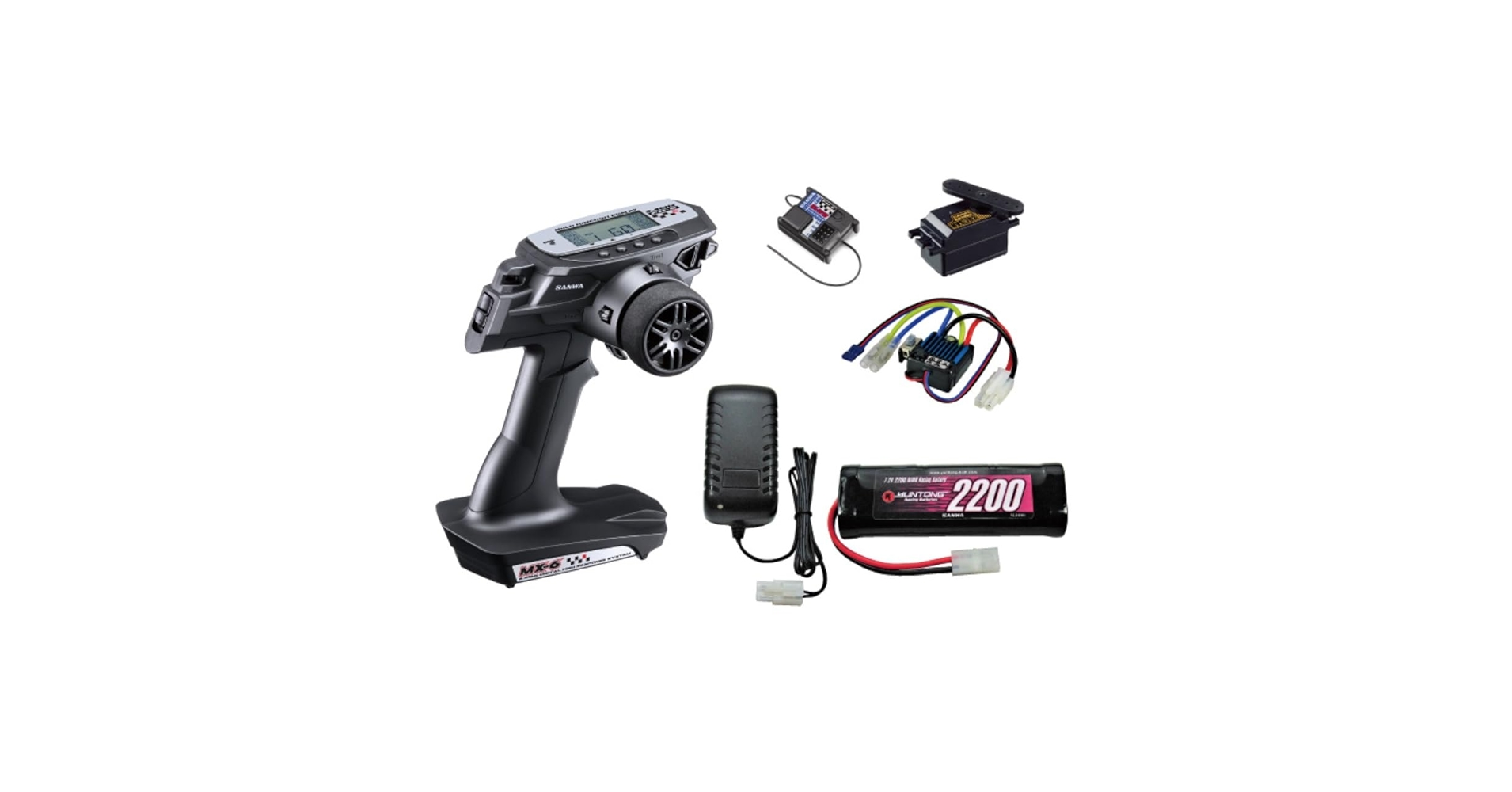Amazon | SANWA MX-6 EP START SET RX-391W/BL-SIGMA/HVS-702