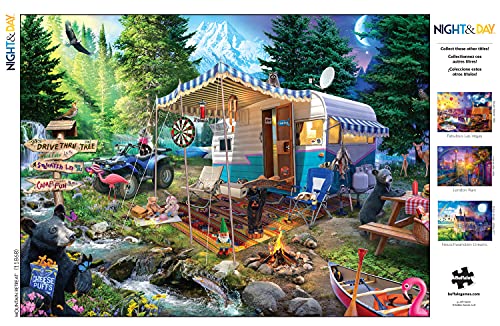 Buffalo Games 11868 Mountain Retreat - 1000 Piece Jigsaw Puzzle thumb #4