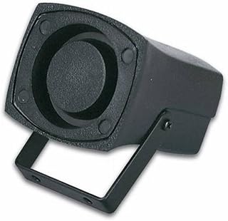 VELLEMAN - SV/PS1 Mini-Piezo-Sirene (schwarz, auf Putz/Decke, 1,5 – 3,5 Hz, 40 x 45 x 60 mm, Piezo, 6 – 14 V DC/200mA) 613007