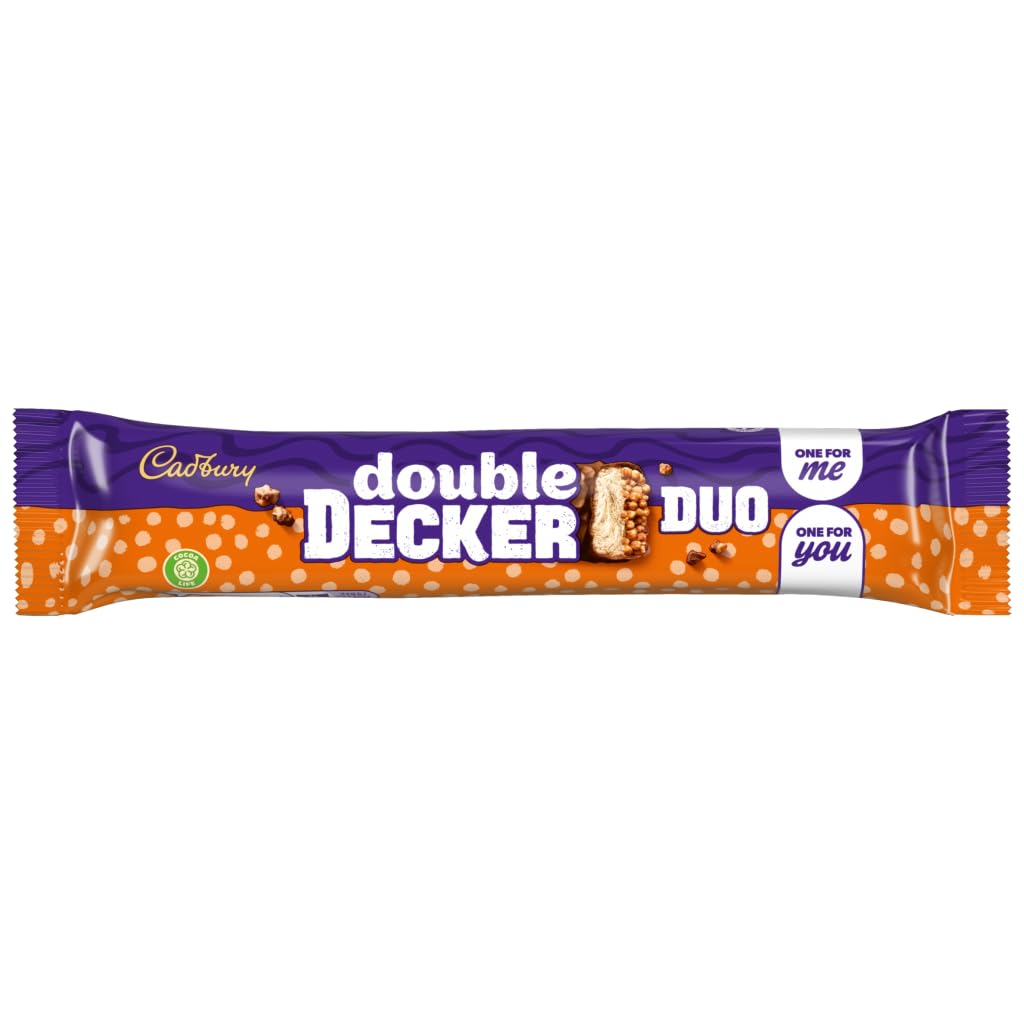 Cadbury Double Decker Duo Chocolate Bar, 74.6g