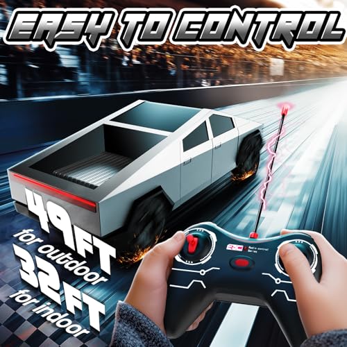 1:24 RC Car Toys - All Terrain High Speed Remote Control Car with Light and Loadspace, Electric Vehicle Toys for Kids, Gifts for Kids, Boys and Girls - Image 4